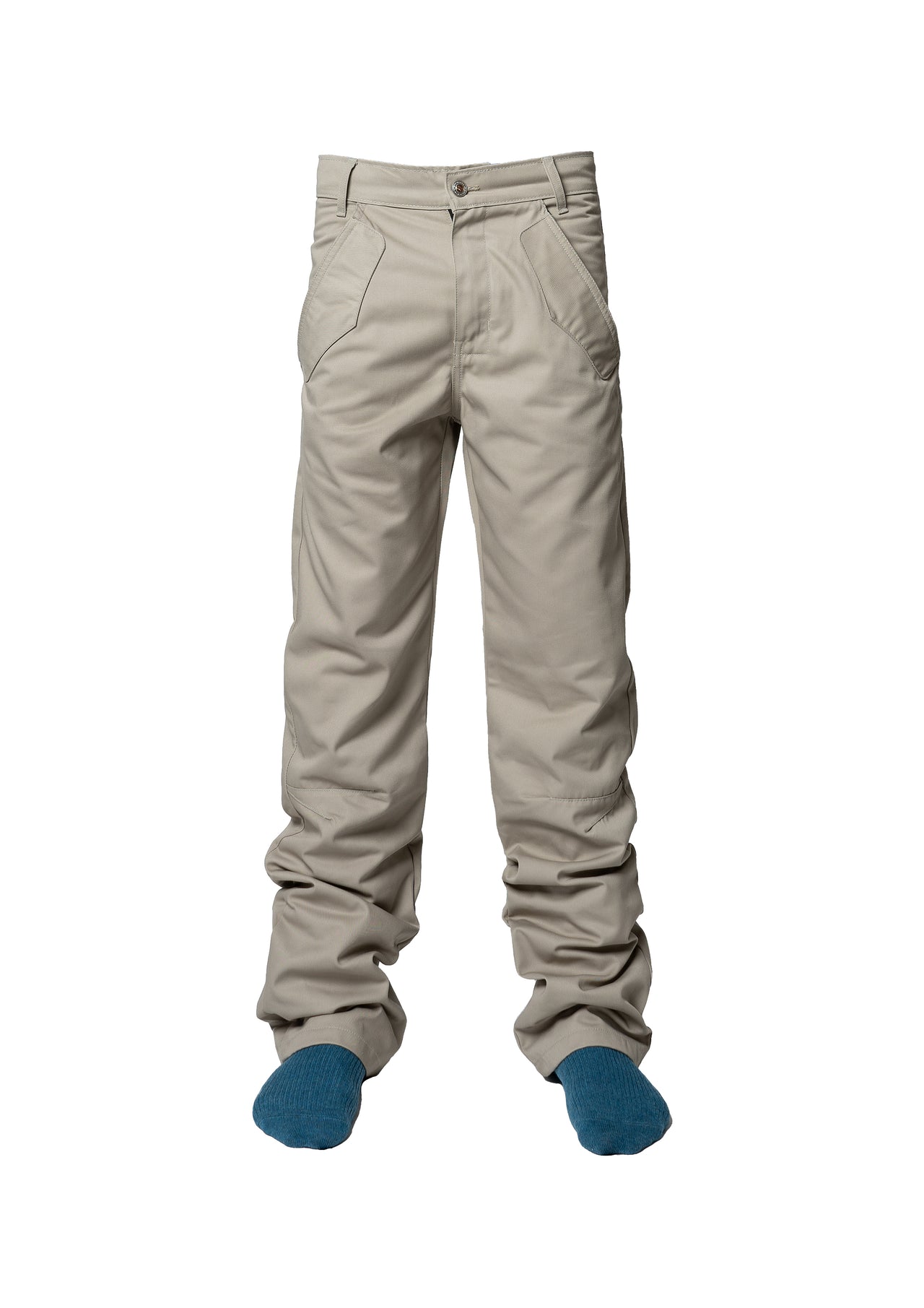 Slotted {JKR} Pant - Tan / Navy